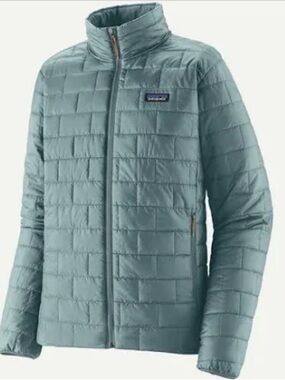 Patagonia Nano Puff Quilted Jacket in Sage Blue